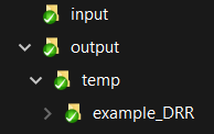 Standard project directory structure for Data Release Reports